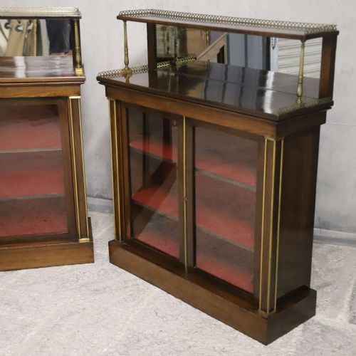 PAIR OF 19TH CENTURY REGENCY PERIOD ROSEWOOD CHIFFONIERS CIRCA 1810 - ADDITIONAL PHOTO 5