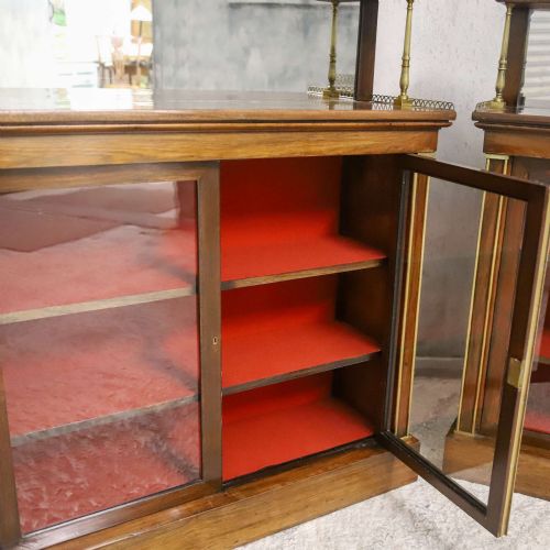 PAIR OF 19TH CENTURY REGENCY PERIOD ROSEWOOD CHIFFONIERS CIRCA 1810 - ADDITIONAL PHOTO 15