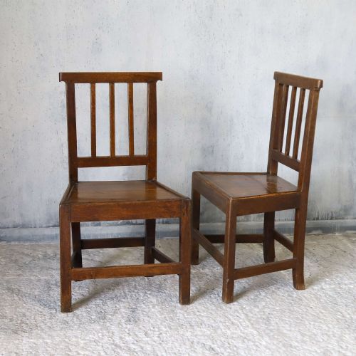 VERY SMART PAIR OF 19TH CENTURY ENGLISH OAK HALL CHAIRS - ADDITIONAL PHOTO 6