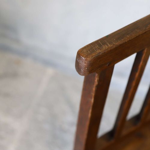 VERY SMART PAIR OF 19TH CENTURY ENGLISH OAK HALL CHAIRS - ADDITIONAL PHOTO 8