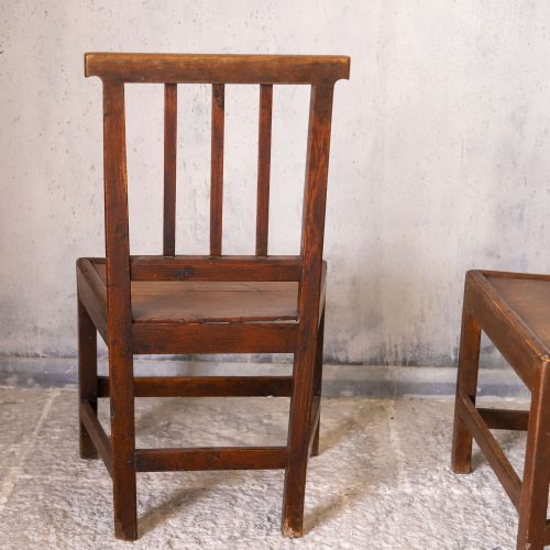 VERY SMART PAIR OF 19TH CENTURY ENGLISH OAK HALL CHAIRS - ADDITIONAL PHOTO 10