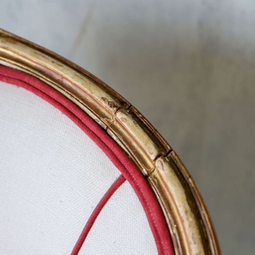 FRENCH 19THCENTURY GILTWOOD SALON CHAIR UPHOLSTERED WITH CANEWORK - ADDITIONAL PHOTO 8