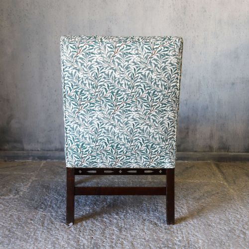LARGE EARLY 20TH CENTURY C1920 OPEN ARMCHAIR GAINSBOROUGH STYLE - ADDITIONAL PHOTO 7