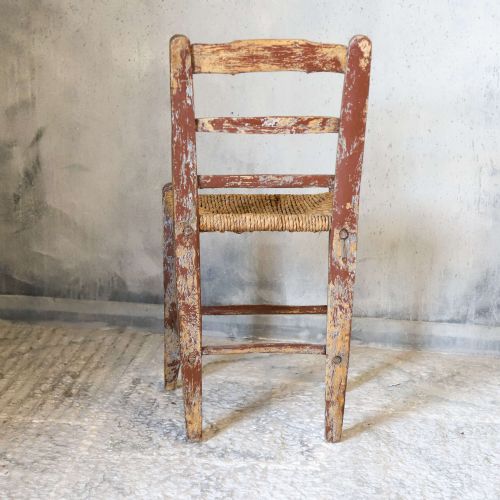 19THCENTURY IRISH SGN ASH CHAIR WITH PLAITED STRAW SEAT - ADDITIONAL PHOTO 3