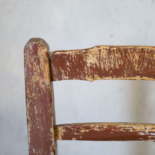 19THCENTURY IRISH SGN ASH CHAIR WITH PLAITED STRAW SEAT - ADDITIONAL PHOTO 4
