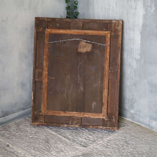 ENGLISH COUNTRY HOUSE OIL GILT MIRROR WITH FOXED PLATE EARLY 19TH CENTURY CIRCA 1830 - ADDITIONAL PHOTO 8