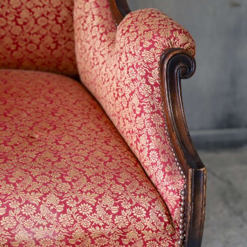 MID19THCENTURY ENGLISH CAROLEAN STYLE WING ARMCHAIR WITH PROVENANCE - ADDITIONAL PHOTO 3