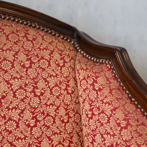 MID19THCENTURY ENGLISH CAROLEAN STYLE WING ARMCHAIR WITH PROVENANCE - ADDITIONAL PHOTO 8