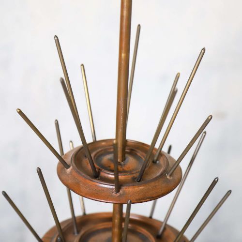 VICTORIAN COTTON REEL DISPLAY TREE WITH FOUR TIERS ENGLISH SHOP FITTING C1890 - ADDITIONAL PHOTO 6