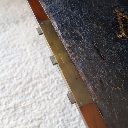19TH C ALL ORIGINAL FRENCH SECRTAIRE ABATTANT CABINET MARBLE TOP SECRET DRAWERS - ADDITIONAL PHOTO 2