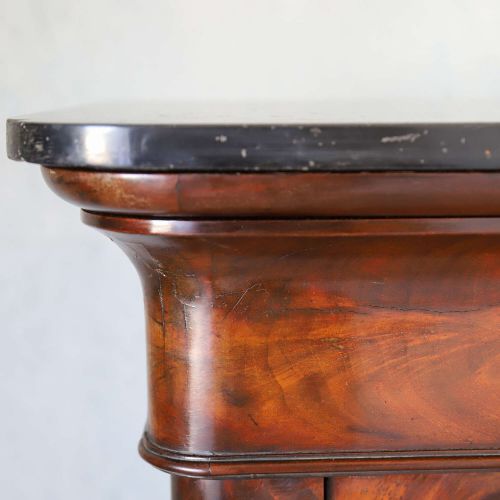 19TH C ALL ORIGINAL FRENCH SECRTAIRE ABATTANT CABINET MARBLE TOP SECRET DRAWERS - ADDITIONAL PHOTO 10