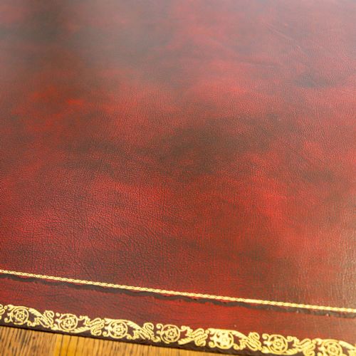 19TH CENTURY ENGLISH OAK GOTHIC REVIVAL LIBRARY TABLE WITH LEATHER WRITING SURFACE - ADDITIONAL PHOTO 13