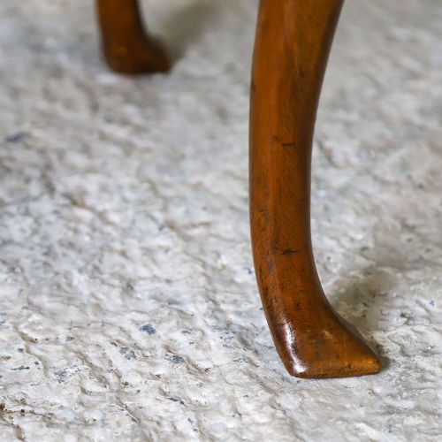 EARLY 18TH CENTURY GEORGE I WALNUT STOOL WITH CABRIOLE LEGS CIRCA 1720 - ADDITIONAL PHOTO 6