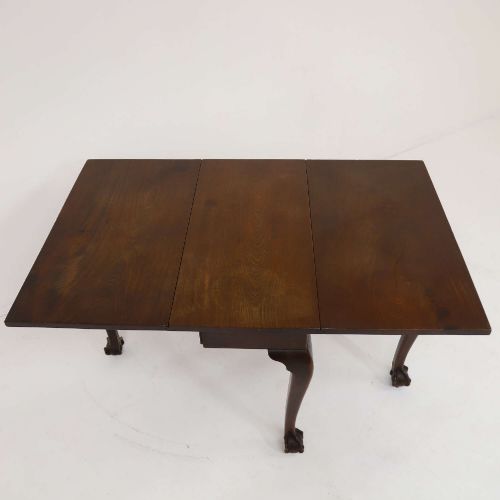 GEORGE II MAHOGANY DROPLEAF DINING TABLE CABRIOLE LEGS CLAWANDBALL FEET 17271760 - ADDITIONAL PHOTO 6