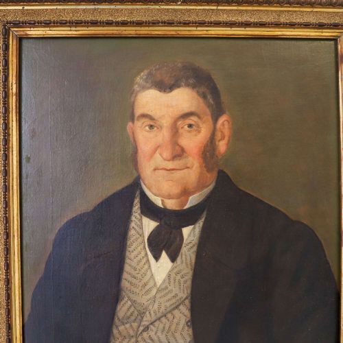 ANTIQUE OIL PORTRAIT OF GIROLAMO LUXARDO ITALIAN NOBLEMAN CIRCA 1840 - ADDITIONAL PHOTO 6