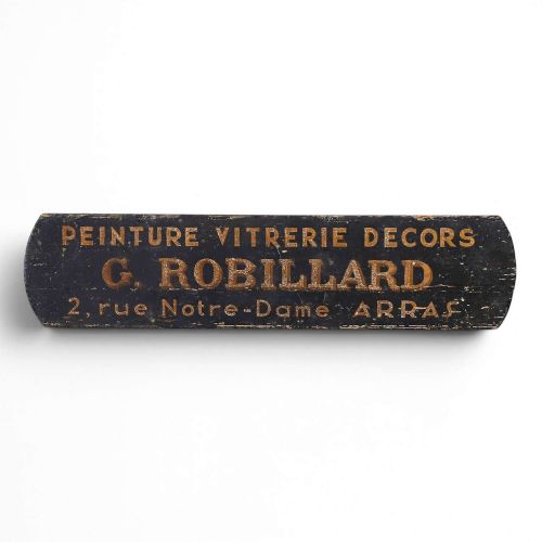 FRENCH BELLE POQUE ERA HAND PAINTED TRADE SIGN IN ORIGINAL CONDITION 18701914