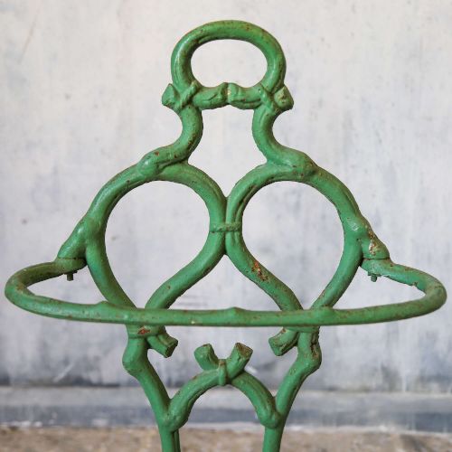 FRENCH ART NOUVEAU CAST IRON UMBRELLASTICK STAND FAUX BOIS BAMBOO DESIGN C1900 - ADDITIONAL PHOTO 6