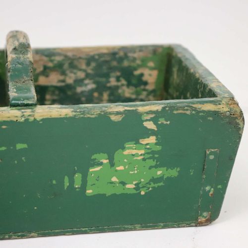 LATE 19TH EARLY 20TH CENTURY ROBUST WELSH ARTISAN OR COSTERMONGERS TRUG WELL MADE - ADDITIONAL PHOTO 5