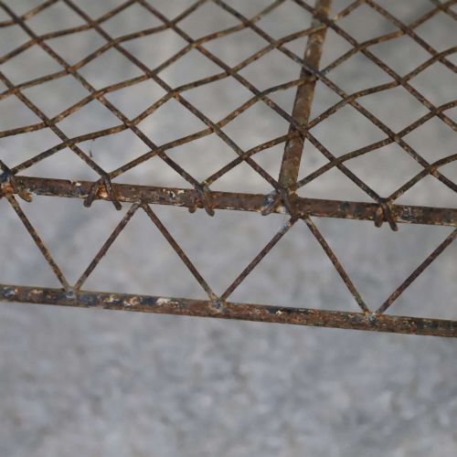 FRENCH GOTHICINFLUENCED METAL GARDEN BENCH - ADDITIONAL PHOTO 7