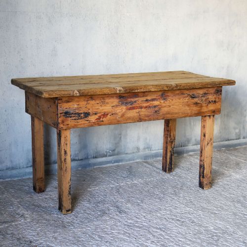 EARLY 20TH C CIRCA 1930 WELSH PINE FARMHOUSE WORK TABLE RUSTIC CONSOLE OR KITCHEN PIECE - ADDITIONAL PHOTO 2