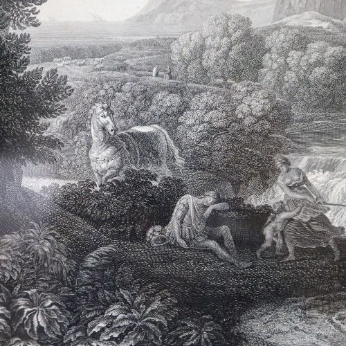 FRENCH 18TH CENTURY ENGRAVING RINALDO E ARMIDA IN ORIGINAL FRAME TIMELESS HERITAGE - ADDITIONAL PHOTO 6