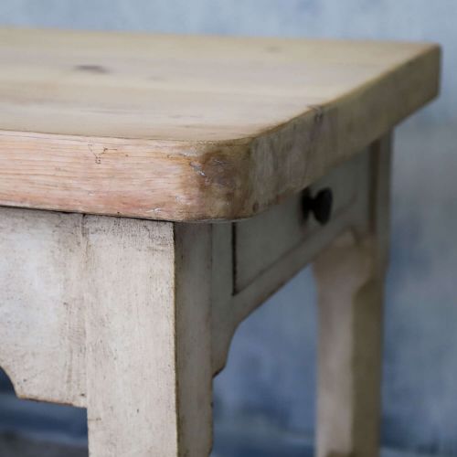 ENGLISH 19TH CENTURY CIRCA 1880 COUNTRY HOUSE PREP TABLE LATER PAINT - ADDITIONAL PHOTO 4
