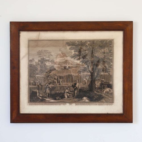 ENGRAVING OF POUSSINS THE SUMMER RUTH BOAZ A TIMELESS 17TH CENTURY TREASURE - ADDITIONAL PHOTO 11