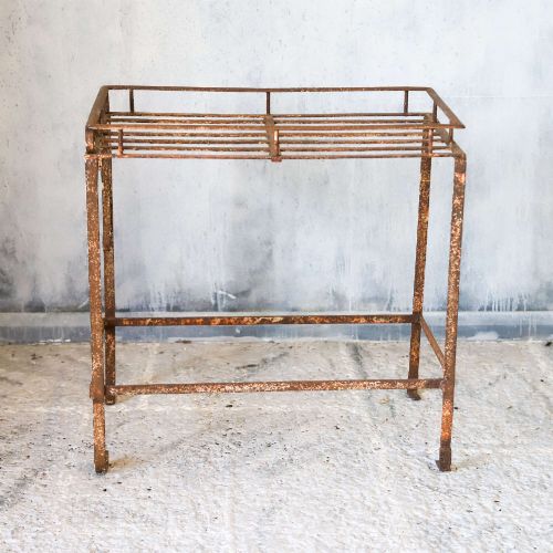 LATE 19THEARLY 20TH C ESTATE MADE WROUGHT IRON GARDEN RACK ATTRACTIVE DECORATIVE DETAILS - ADDITIONAL PHOTO 2