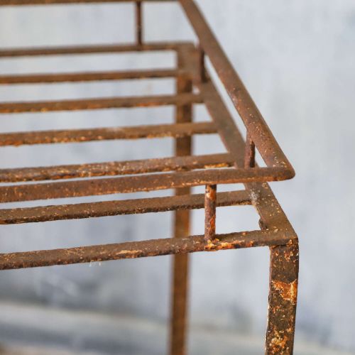 LATE 19THEARLY 20TH C ESTATE MADE WROUGHT IRON GARDEN RACK ATTRACTIVE DECORATIVE DETAILS - ADDITIONAL PHOTO 7