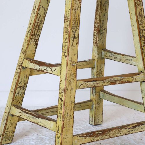 CHINESE C1900 ORIGINAL FINISH LACQUERED ELM STOOL - ADDITIONAL PHOTO 4