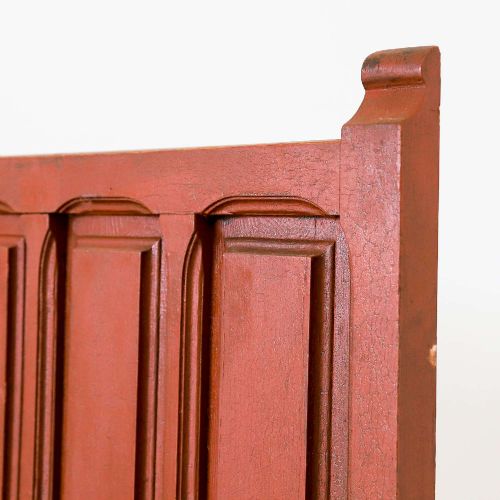 A LARGE SPANISH PAINTED SETTLE BENCH C1890 - ADDITIONAL PHOTO 7