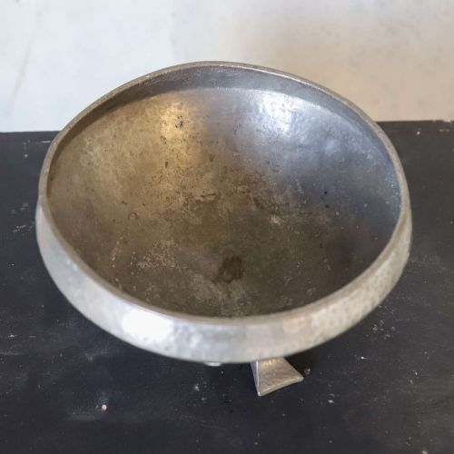 LIBERTY CO TUDRIC PEWTER BOWL BY OLIVER BAKER MODEL 01128 ARTS CRAFTS C1905 - ADDITIONAL PHOTO 4