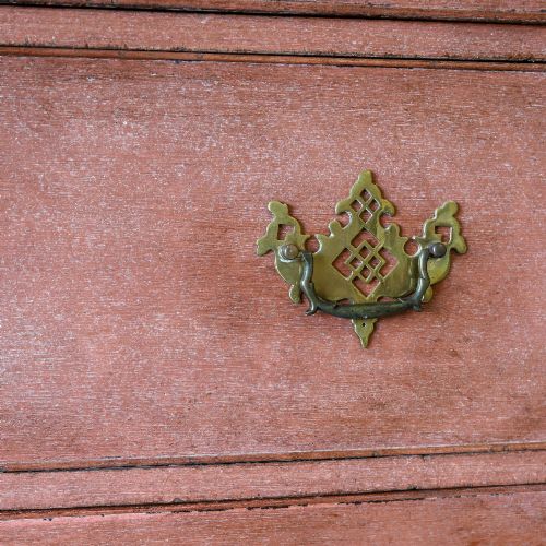 18TH CENTURY GEORGIAN PERIOD GEORGE III PAINTED MAHOGANY CHEST ON CHEST WITH SECRETAIRE - ADDITIONAL PHOTO 4