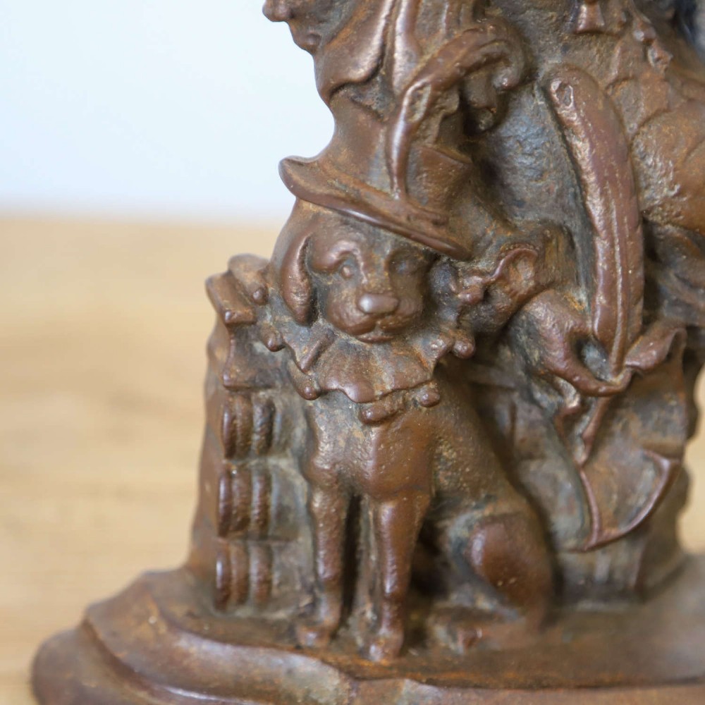 Late 19th Century Mr Punch Door Stop in Cast Iron View VII