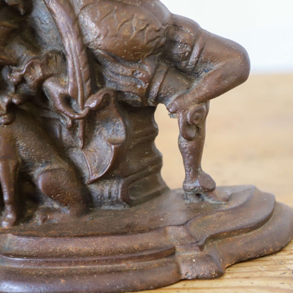 Late 19th Century Mr Punch Door Stop in Cast Iron View VIII