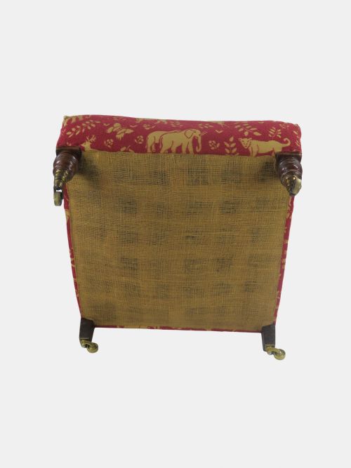 CIRCA 1880 HOWARD SONS BERNERS STREET BRIDGEWATER ARMCHAIR ENGLISH - ADDITIONAL PHOTO 4