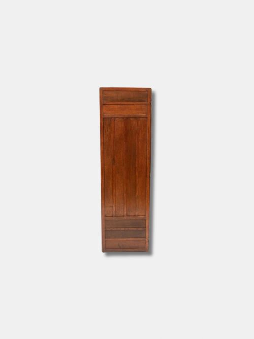 C 1910 LIBERTYS OF LONDON OAK POPPY DESIGN SCREEN ROOM DIVIDER ENGLISH - ADDITIONAL PHOTO 1