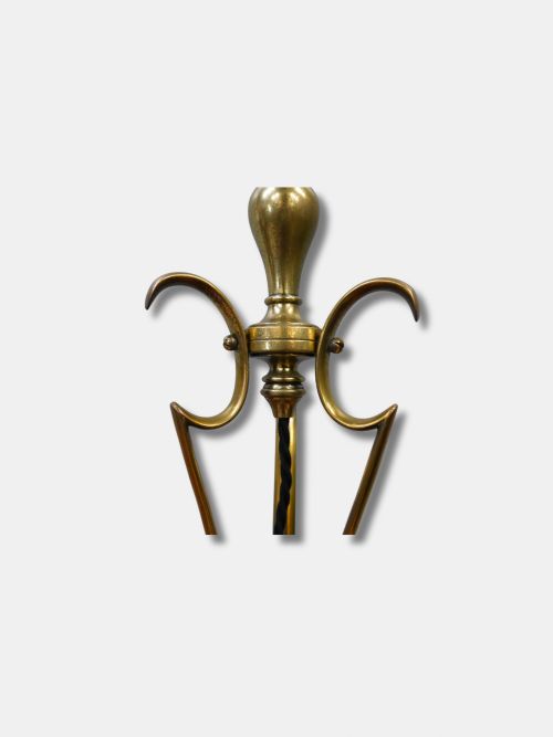 EARLY 20TH CENTURY WAS BENSON BRASS PULLMAN TABLE LAMP ENGLISH - ADDITIONAL PHOTO 1