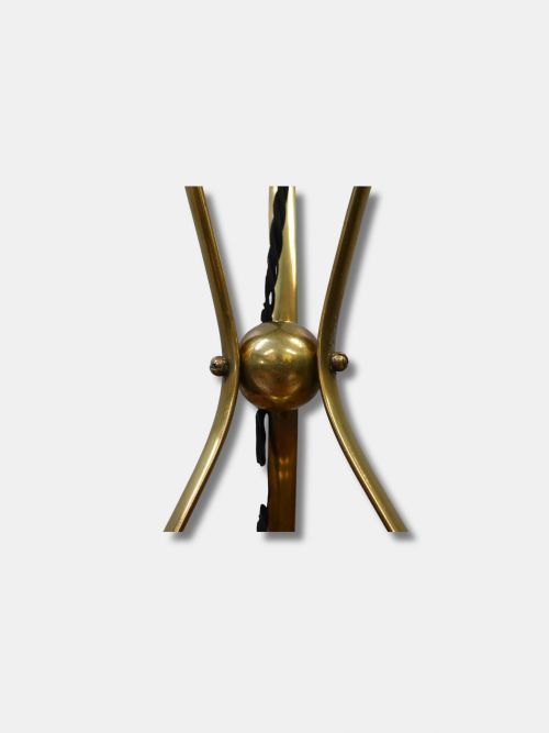 EARLY 20TH CENTURY WAS BENSON BRASS PULLMAN TABLE LAMP ENGLISH - ADDITIONAL PHOTO 2