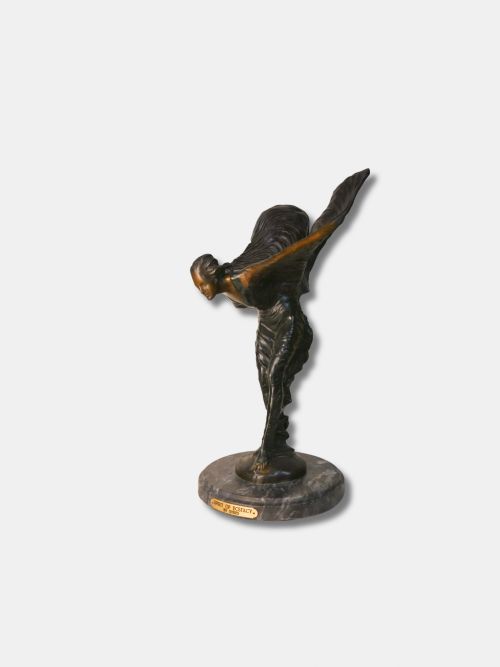 C 1930 CHARLES SYKES BRONZE STATUE SPIRIT OF ECSTASY AMERICANENGLISH - ADDITIONAL PHOTO 1