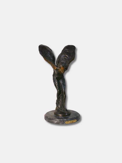 C 1930 CHARLES SYKES BRONZE STATUE SPIRIT OF ECSTASY AMERICANENGLISH - ADDITIONAL PHOTO 2