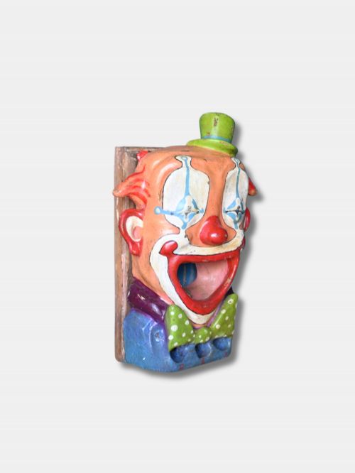 C 1920 CIRCUS CLOWN BALL SWALLOWER IN PAPIERMCH FRENCH - ADDITIONAL PHOTO 1