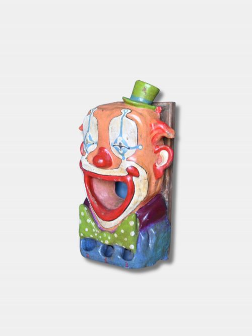 C 1920 CIRCUS CLOWN BALL SWALLOWER IN PAPIERMCH FRENCH - ADDITIONAL PHOTO 2
