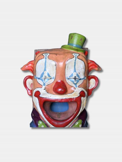 C 1920 CIRCUS CLOWN BALL SWALLOWER IN PAPIERMCH FRENCH - ADDITIONAL PHOTO 4