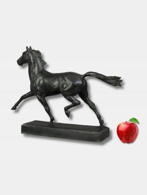 ALBERT HINRICH HUSSMANN 18741946 TROTTING STALLION HORSE BRONZE GERMAN - ADDITIONAL PHOTO 2