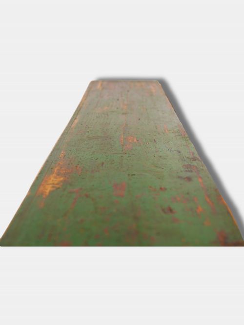 C 1820 VERY LARGE PINE WONDERFULLY PATINATED GREEN CHEST DUTCH - ADDITIONAL PHOTO 5