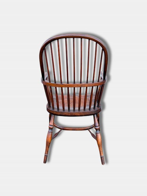 C 1800 YEW AND ELM STICKBACK WINDSOR ARMCHAIR ENGLISH - ADDITIONAL PHOTO 3