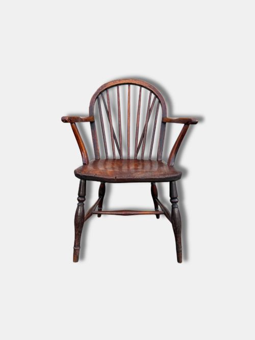 C. 1840, Beech, Ash & Elm, Thames Valley Windsor Chair (English)