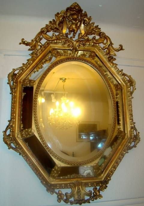 Antique Victorian Gilt Mirror
