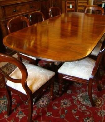 Antique Balloon Back Dining Chairs